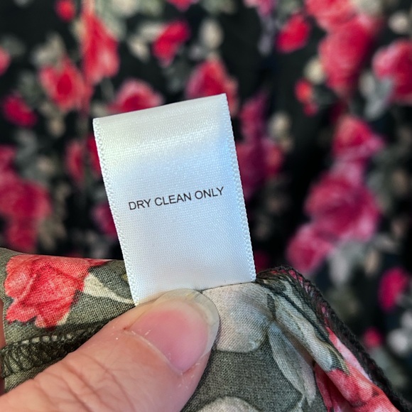 Altar’d State Clydie floral maxi dress with hunter green lace, size XL - Picture 8 of 10